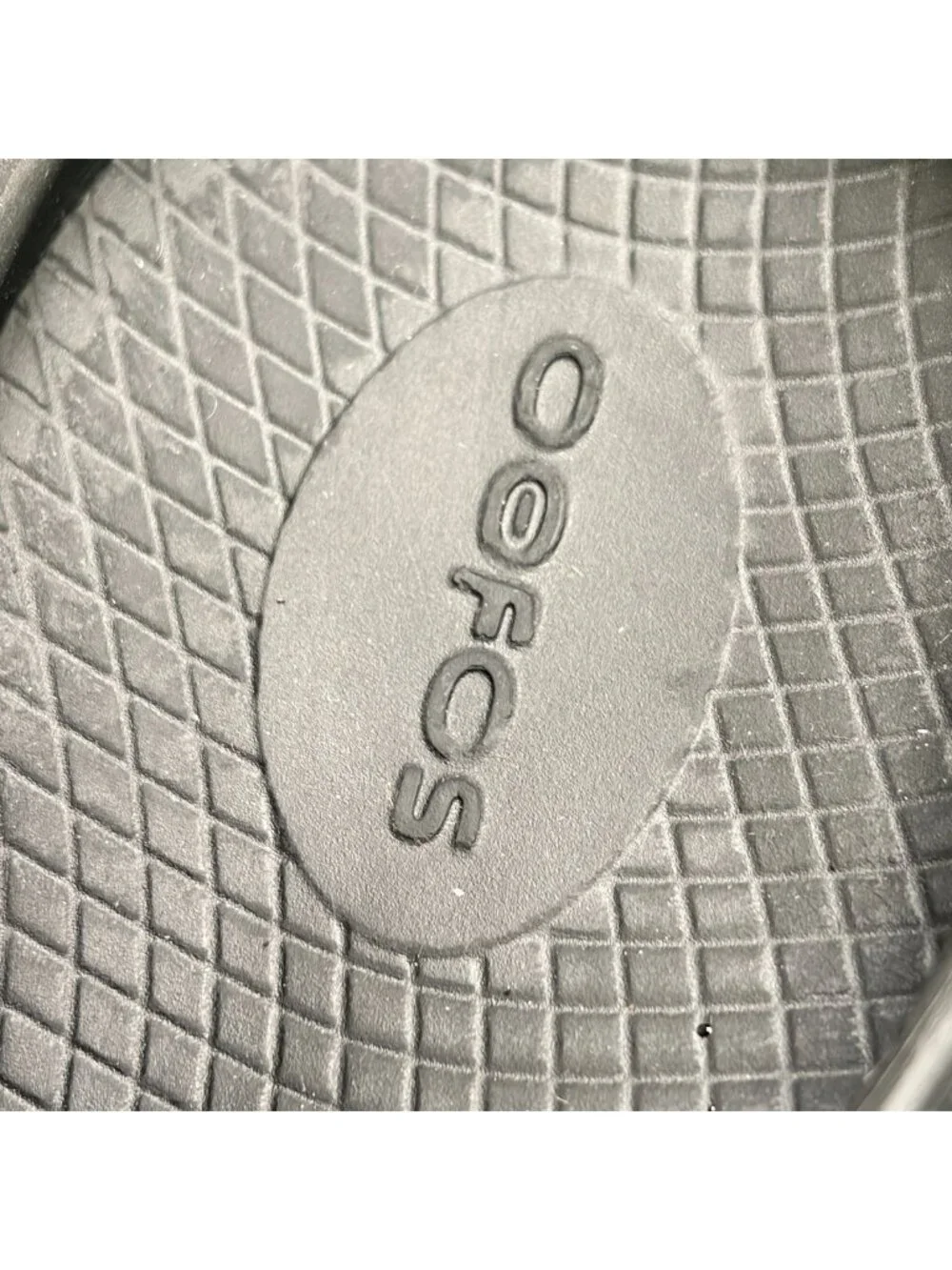 OOFOS OOcloog Clog Mens Size 8 Black Beach Outdoor Slip On Recovery Sandals